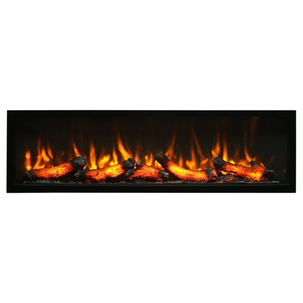 Gaze 130 cm Elektrikli Şömine Cam Çerçeve (Isısız)
